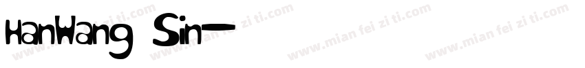 HanWang Sin字体转换